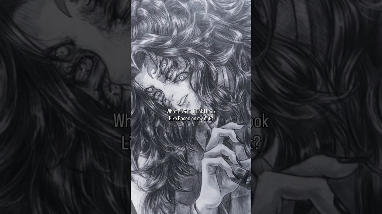 What Do I Look Like Based on My Art?? #artstyle #anime #artvsartist #meettheartist #facereveal #jjk