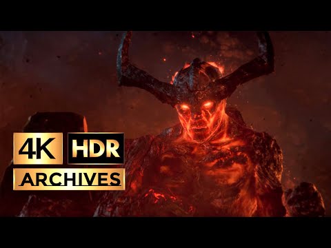 Thor Ragnarok - Opening Scene - Conversation with Surtur while hanging from chain [ HDR - 4K - 5.1 ]