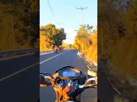 Bajando🏍🇸🇻 De San Luis De La Reina A San Antonio  las iglesias ⛪️8 minutos  en 1 un minuto