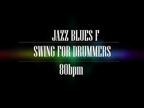 Swing Jazz Backing Track in F | 80 Bpm NO DRUMS WITH CLICK