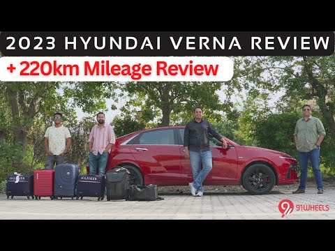 2023 Hyundai Verna Turbo Petrol DCT Automatic Review || Four People With 222km Mileage Test Run