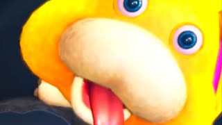 画面越しの我々を見つめるオッチン　ピクミン4