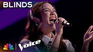 Laney Lynx Sounds Super Cool Performing &quot;Jaded&quot; by Miley Cyrus | The Voice Blind Auditions | NBC