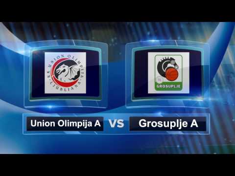 U15 košarka 2016/17, 1. SKL, 14. kolo, Union Olimpija A 68:67 Grosuplje A, 09.04.2017
