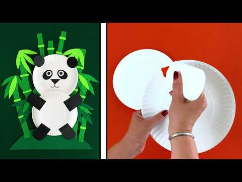 Make a Paper Plate Panda - "Make It!"