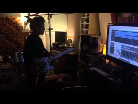 anna calvi in the studio for STRUNG OUT IN HEAVEN!