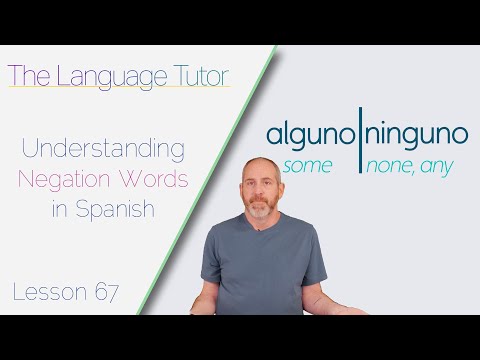 Understanding Negation Words in Spanish | The Language Tutor *Lesson 67*