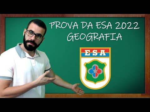 CORREÇÃO DA PROVA DE GEOGRAFIA DO CONCURSO ESA 2022 - PROF  LEANDRO LEVÍ