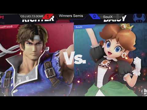 Smash Ultimate @ UCI #21 - CG | T3DOME (Richter) vs SoulX (Peach) [W. Semis]