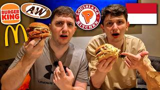 Is Fast Food in Indonesia BETTER Than in America?! 🇮🇩