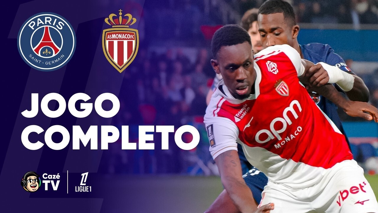JOGO COMPLETO: PSG X MÔNACO | LIGUE 1 2025/2026 | 25ª RODADA