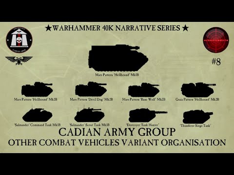 Astra Militarum Hellhound Salamander Tank Destroyer Insignia Warhammer 40K Lore Series Pt:8