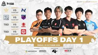 🔴 LIVE | MPL SG S12 | Playoffs Day 1