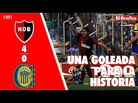 CAMPEONATO 1990/1991: NEWELL'S 4 ROSARIO CENTRAL 0