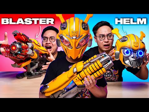 UNBOXING HELM & BLASTER BUMBLEBEE YANG BISA DIPAKE BENERAN!