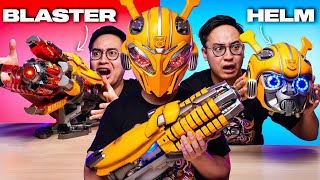 UNBOXING HELM & BLASTER BUMBLEBEE YANG BISA DIPAKE BENERAN!