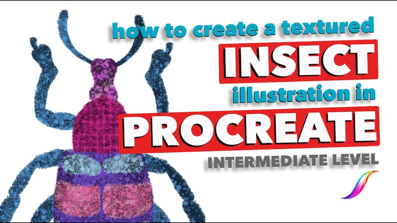 How to Create a Textured Insect Illustration in Procreate