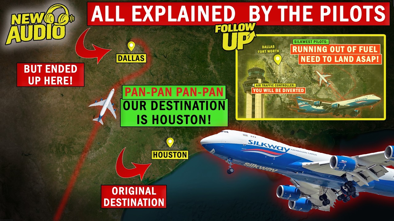 Silkwest B747 Running out of Fuel | PART 2 (More Audio, All Explained)