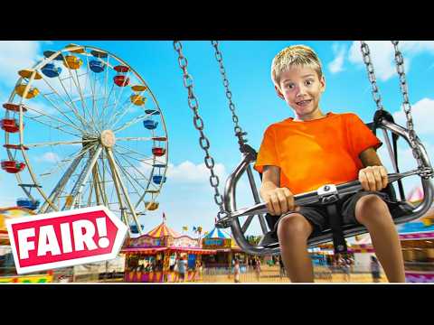 ROWDYROGAN and FAM, LAST to LEAVE THE FAIR WINS! (Challenge)