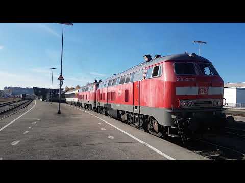 BR218 am EC zwischen Zürich und München