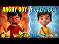 Hot Head 😡 vs Cool Head 😎 | Anger Control Story for Kids | Big Feelings Cartoon DEFAULT Thumbnail