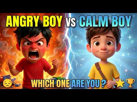 Hot Head 😡 vs Cool Head 😎 | Anger Control Story for Kids | Big Feelings Cartoon