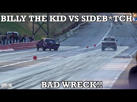 INSANE  NO PREP WRECK MUSTANG RIPPED APART WILKESBORO NC BILLY THE KID VS SIDEB*TCH