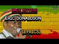 ERIC DONALDSON BACK BITTERS LYRICS