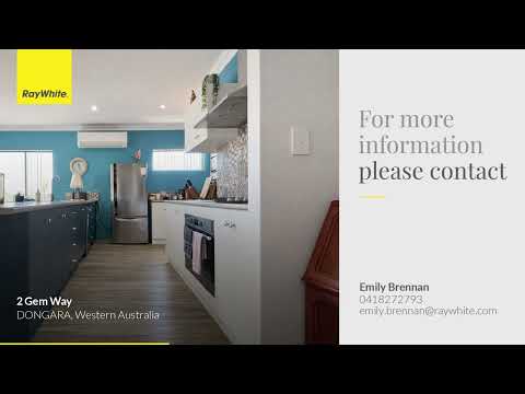 2 Gem Way, Dongara, WA 6525, 3 habitaciones, 2 baños, House