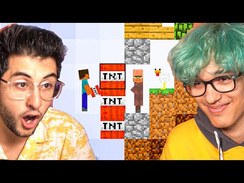 @Cinavar'la 2 BOYUTLU MİNECRAFT CHALLENGE
