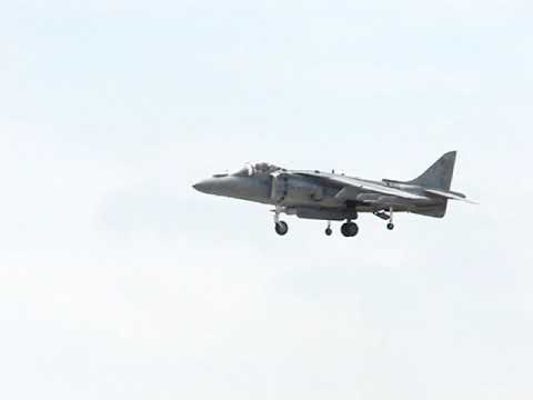 USMC AV-8B Harrier Demonstration at Peoria Airport Airshow