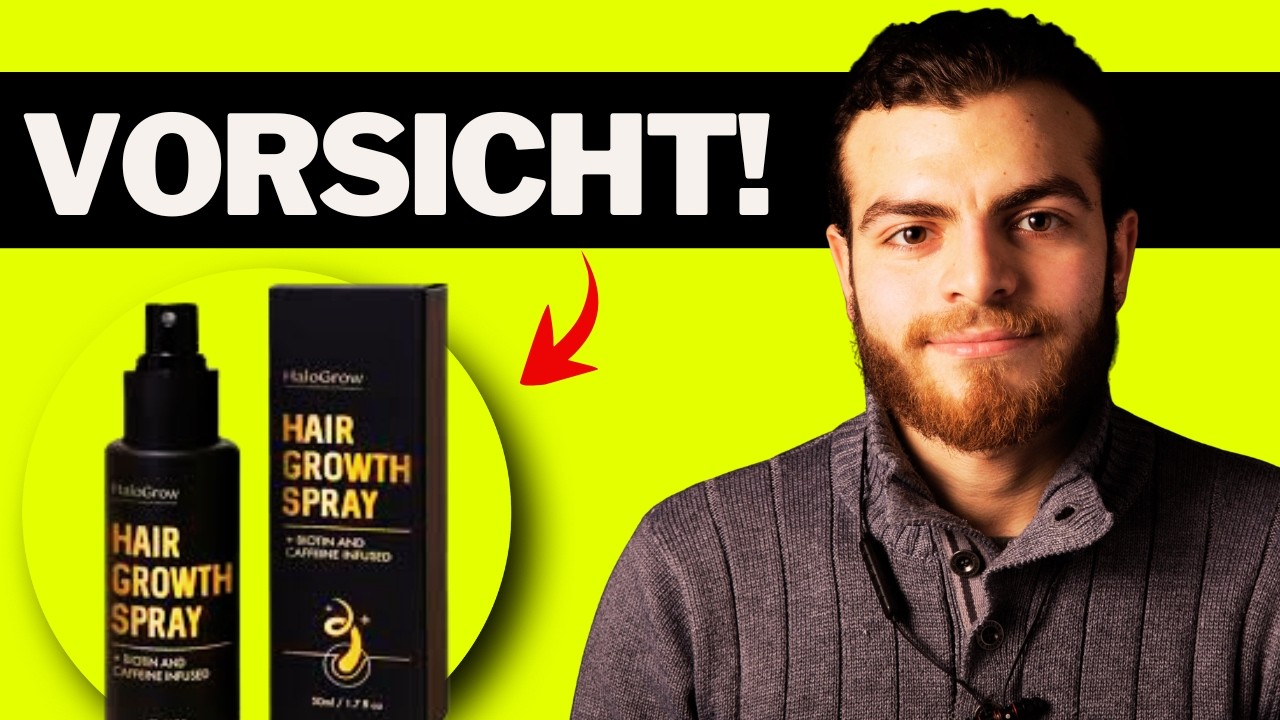 🔥 HALOGROW HAARSPRAY WÄCHST NEUES HAAR? – BEWERTUNGEN UND TESTBERICHT - ECHTE ERGEBNISSE