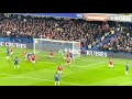 Alex Telles stopping epic goal vs Chelsea FC