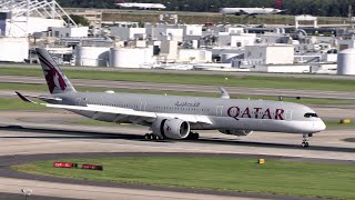 WHAT IS QATAR AWFUL BIG PLANE FOR ATLANTA | Qatar 755 | A350-1000 | Lands ATL 26R