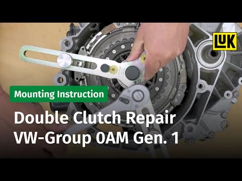 Reparatur trockene Doppelkupplung - 0AM Getriebe Gen.1 (VW) mit LuK RepSet 2CT & Spezialwerkzeug