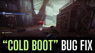 How to fix Cold Boot mission bug - Get to the Array - New Character Campaign - Destiny 2