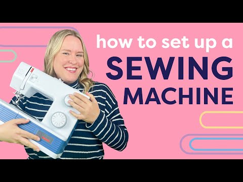 How to set up a sewing machine