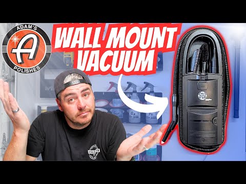 Adams Polishes Wall Mount Vacuum for your Garage! - Car Detailing Vac
