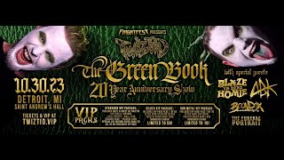 Twiztid "U don't wanna B like me" Green Book 20th Anniversary 10/30/23 Detroit, MI