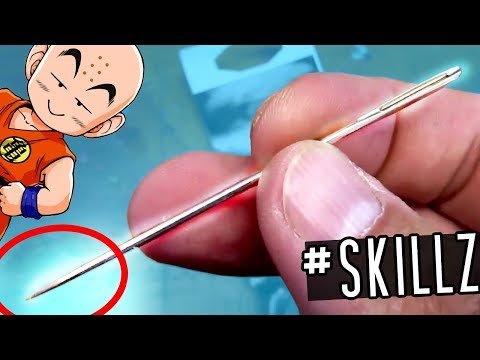 Throwing A Needle Through Glass Like A Shaolin Monk Martial Art Master? #challenge #test