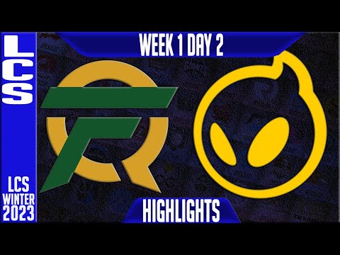 FLY vs DIG Highlights | LCS Winter 2023 W1D2 | FlyQuest vs Dignitas