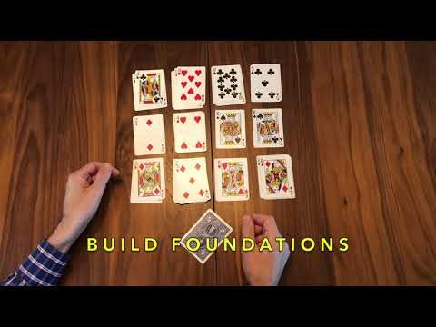 Solitaire: Little Spider Tutorial - YouTube