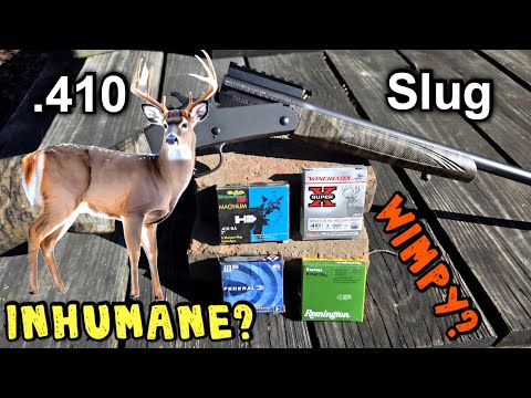 Ist Kaliber 410 für Hirsche unmenschlich? Ultimativer Test & Diskussion