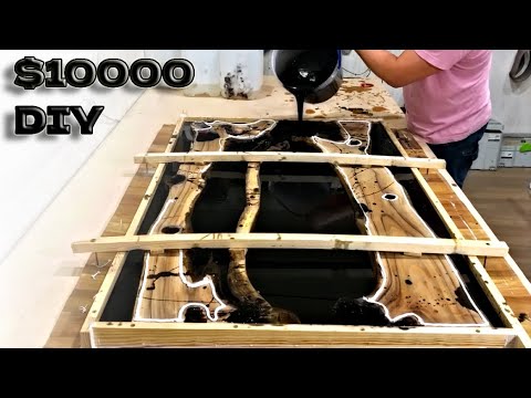 4 seater marble top wooden table set