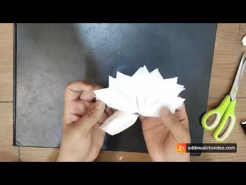 Beautiful showpiece flowers with tissue paper step by step#preksha's art#