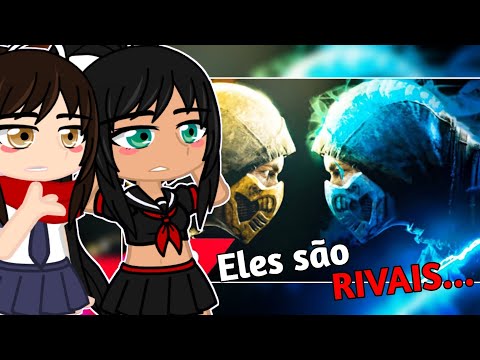 SENRAN KAGURA REAGE AO RAP SCORPION VS SUB ZERO (MORTAL KOMBAT) | RIVAIS @7minutoz (COM UM LEVE AU)