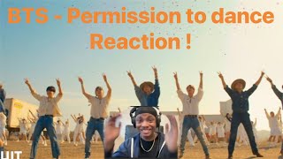 BTS - Permission to dance Reaction !