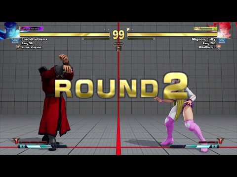 SFV AE : Problemx (M.Bison) vs Luffy (R.Mika)