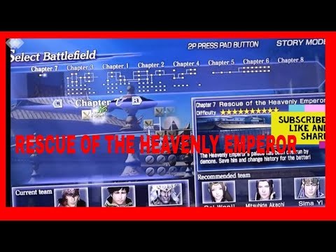 WARRIORS OROCHI 3 ULTIMATE: CHAPTER 7 RESCUE OF THE HEAVENLY EMPEROR