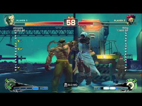 Fujino [Akuma] vs AFG [Sagat] SSF4 Japanese Online Ranked Matches - TRUE-HD